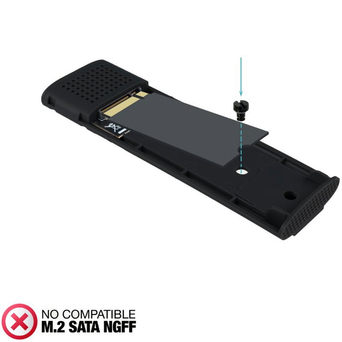 Tooq TQE-2230B Caja Externa para SSD M.2 NVMe USB 3.1 Gen 2 Negro Tooq TQE-2230B Caja Externa para SSD M.2 NVMe USB 3.1 Gen 2 Negro